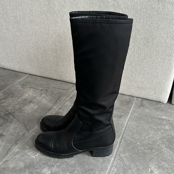 PRADA leather and nylon boots - Picture 4 of 10
